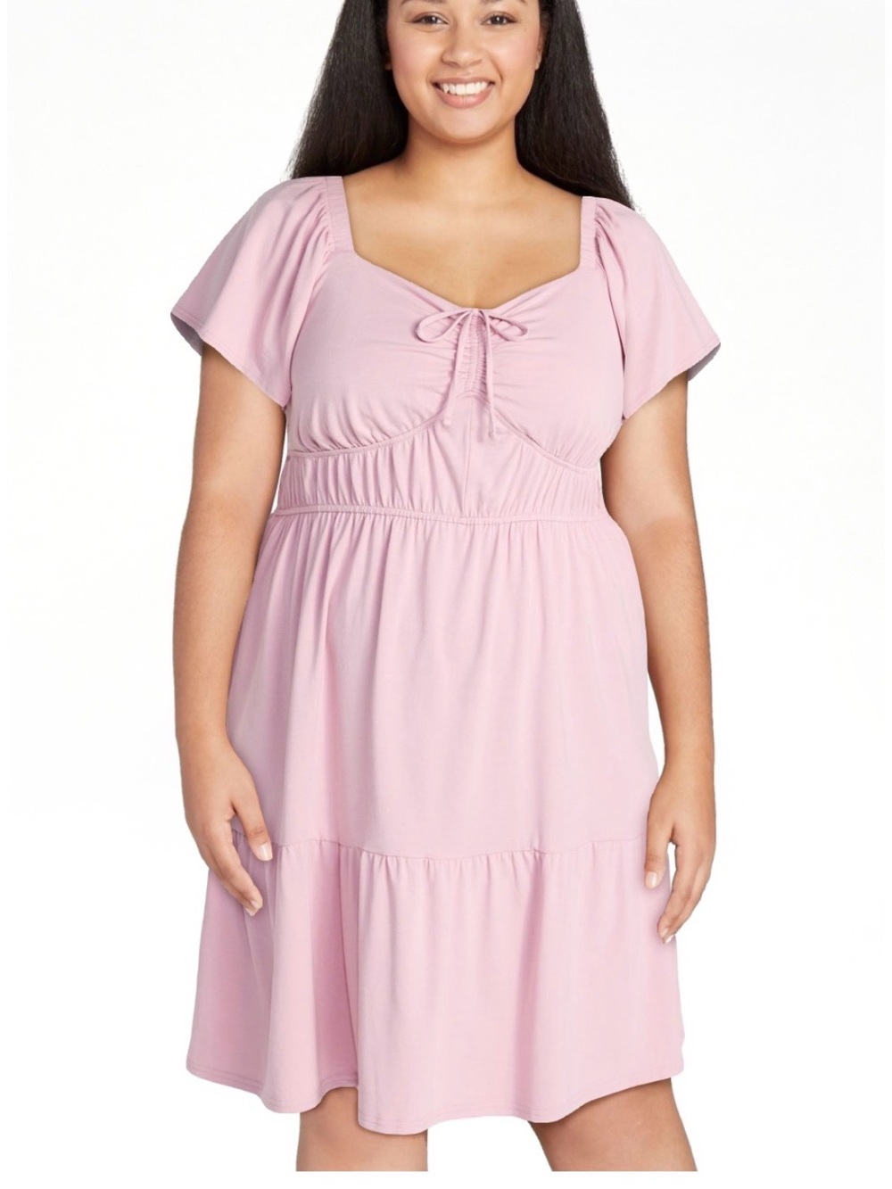 NWT 4X tiered dress Terra and sky B12